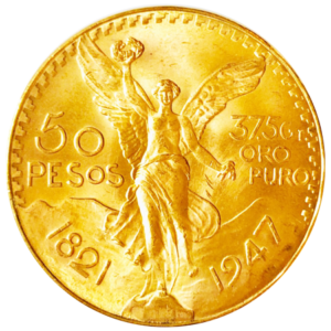 Mexico Gold 50 Pesos Centenario