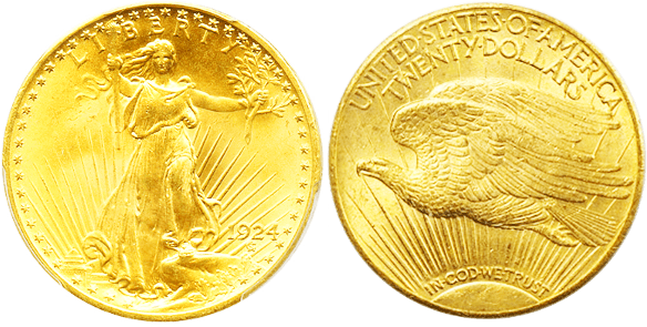 $20 Saint-Gaudens Double Eagle 