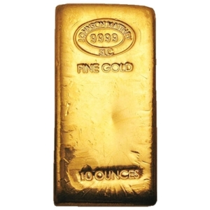 Brand Name 10 oz Gold Bar